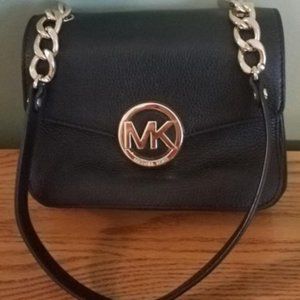 Small Flap Leather Handbag